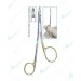 Gillies Offset Needle Holder, with Scissor