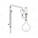 Kjedahl Distillation Assembly, consists of R.B. Flask 1000 ml.,