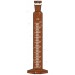 Measuring Cylinders, with  interchangeable stopper, Hexagonal Base. Accuracy as per Class ‘B’ (Amber).