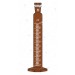 Measuring Cylinders, with interchangeable stopper, Hexagonal Base. Accuracy as per Class ‘B’ (Amber). 