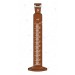 Measuring Cylinders, with interchangeable stopper, round base. Accuracy as per Class ‘B’ (Amber).