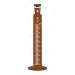 Measuring Cylinders, with interchangeable stopper, round base, Class ‘A’ with works certificate (Amber).