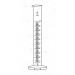 Measuring Cylinders, with spout, Hexagonal Base. Accuracy as per Class ‘A’ with works certificate.