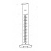 Measuring Cylinders, with spout, Hexagonal Base. Accuracy as per Class ‘B’.