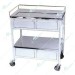 Medicine Trolley with 4 Drawer