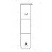 Nessler Cylinder, for colour comparison graduated. Accuracy as per Class ‘B’.