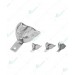 Perforated Stainless Steel Anterior Depressed Impression Tray