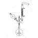 Reflux with Stirrer Assembly, consists of R.B. Flask 1000 ml.