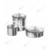 Round Metal Boxes and Medicine Cups