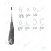 Schede Bone Curettes, 2.5 mm