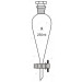 Separating Funnels, with PTFE key Stopcock, Interchangeable Stopper, ConicalPear Shape, Plain Stem.