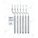 Set of 6 Offset Bone Spreading Osteotomes