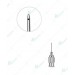 Shahinian Lacrimal Cannula, Bullet-shaped Tip 0.3mm side opening 23 gauge, 11mm long