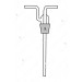 Spare Head, for Gas Washing Bottles, Dreshle’s type.