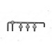 Spare of Orsat Gas Analysis, Manifold for Cat. No. 100-000.
