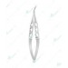 Sterm-Gills Scissors, extra thin 10mm long blades, angled forward