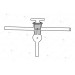 Stopcock, L Type, Three Limb, Hollow Plug, High Vacuum.
