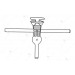 Stopcock, Mercury Cup, Three Limb, Hollow Plug, High Vacuum.