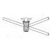 Stopcock, T Bore, Hollow Plug, High Vacuum.