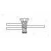 Stopcock, Three Way Double Oblique Bore, Side Tube.