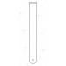 Test Tube, Round Bottom, with Rim, Autoclaveable.