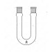 U Tube, with two sockets or cones.