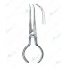 White Rubber Dam Clamp Forceps, 175 mm