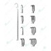Wound and Trachea Retractors, Curve sharp, 165 mm
