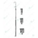 Wound and Trachea Retractors, Flexible shaft, blunt, 155 mm